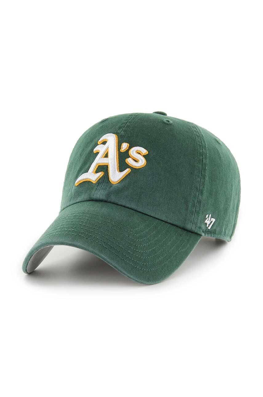 

Хлопковая бейсболка 47 марки MLB Oakland Athletics 47 Brand, зеленый