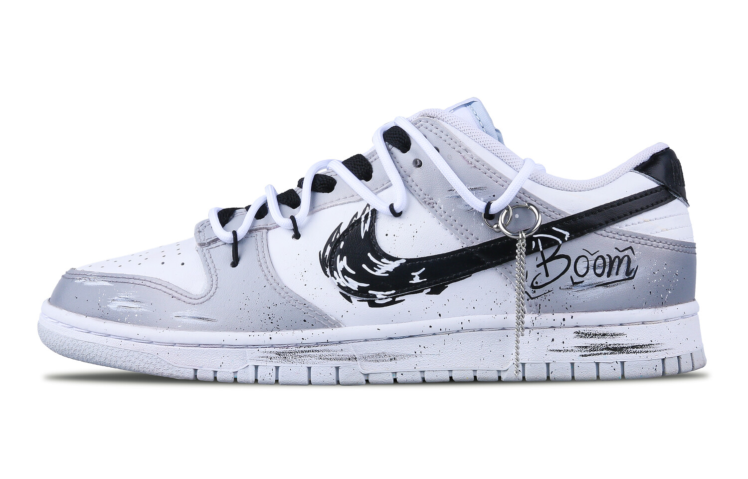 

Кроссовки Nike Dunk Skateboard Shoes Men Low-Top White, Черный, Кроссовки Nike Dunk Skateboard Shoes Men Low-Top White