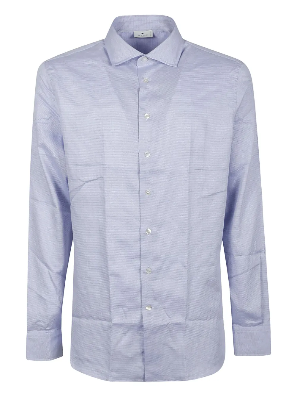 

Хлопковая рубашка с длинными рукавами ETRO, синий