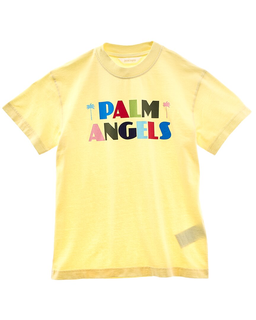 

Сезонная футболка с логотипом Palm Angels, желтый