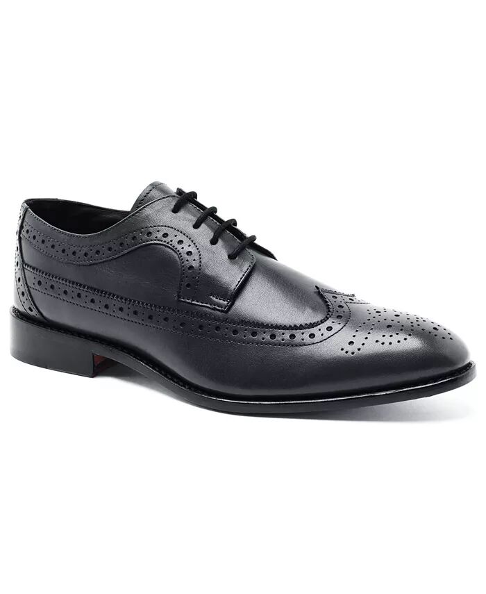 

Мужские кожаные туфли Regan Wingtip на шнуровке Anthony Veer, черный