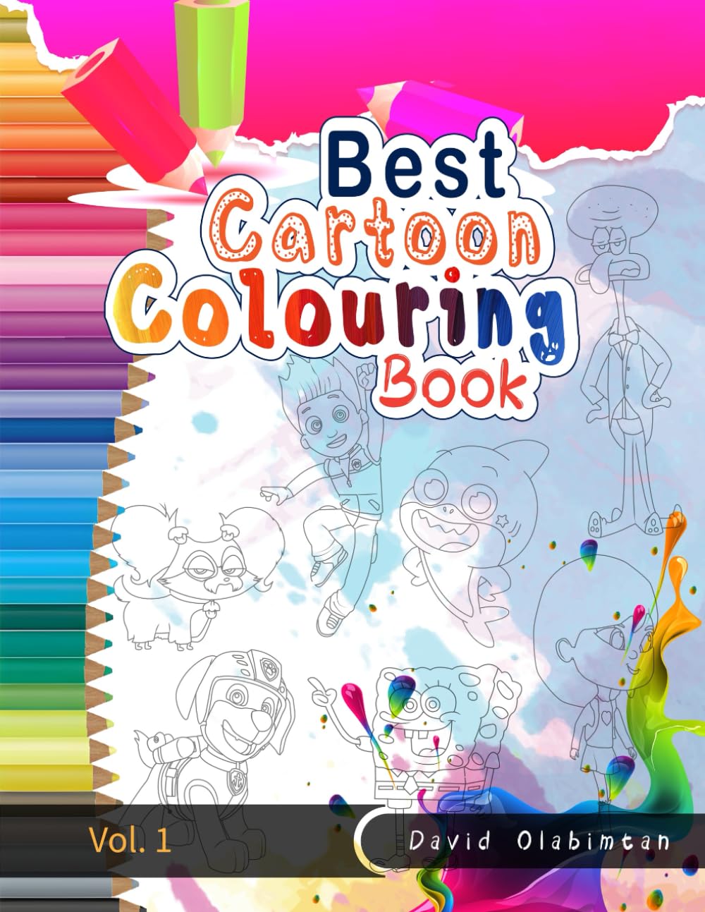 

Best Cartoon Colouring Book (Volume 1): For Kids ages 3-7 (Independently published)