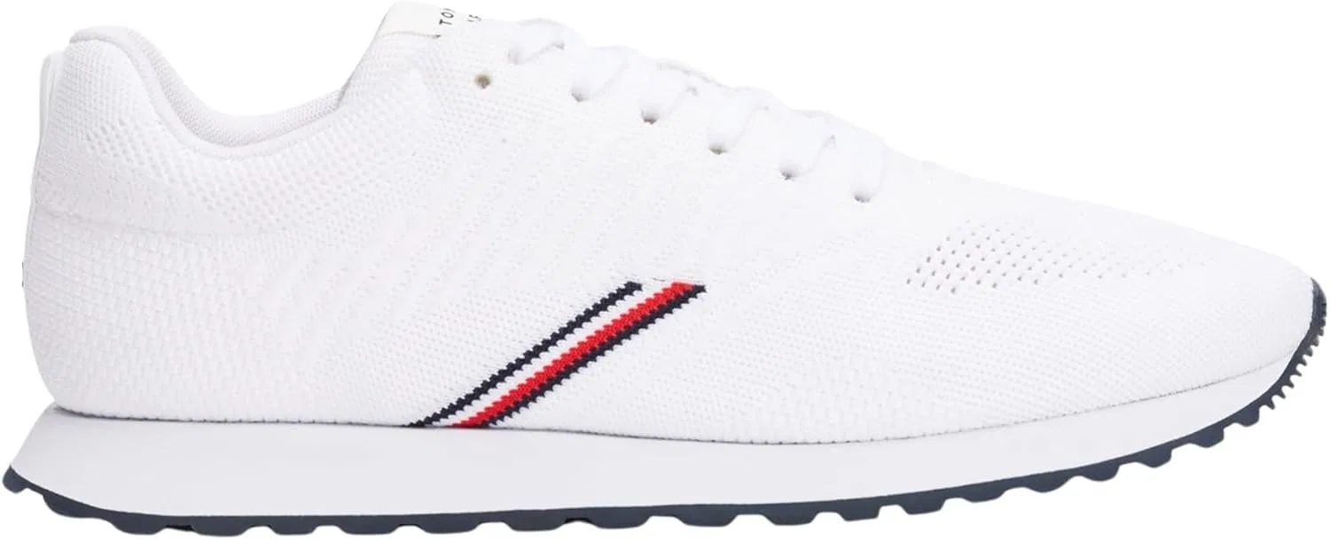 Мужские низкие кроссовки Tommy Hilfiger New Runner Eva Corpo Knit Fm0fm05648, White — фото 4