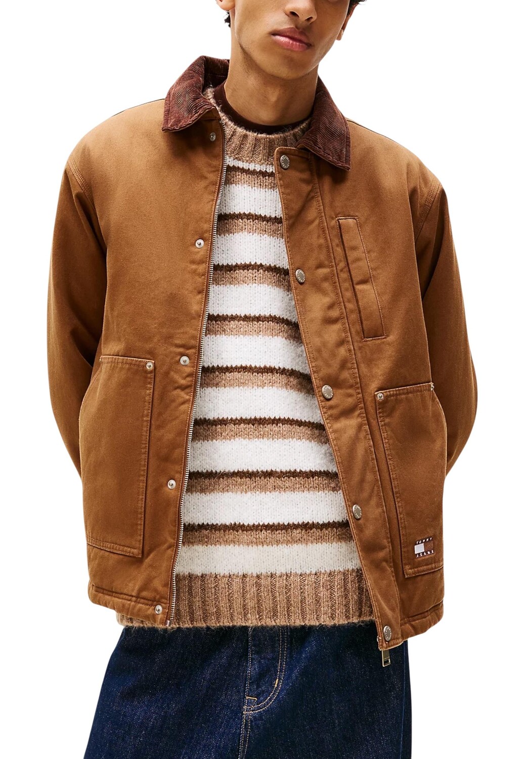 

Блейзер Tommy Jeans, коричневый