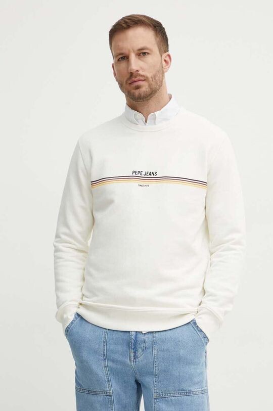 

Хлопковая толстовка Pepe Jeans, бежевый