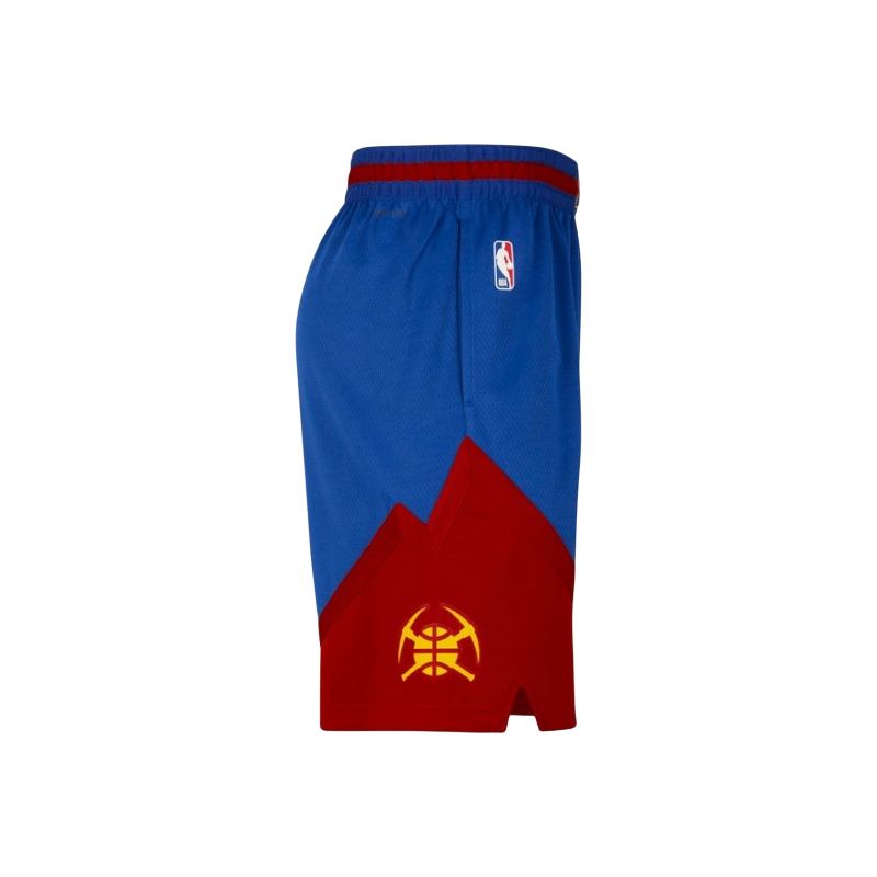 Денвер Наггетс Statement Edition Dri FIT NBA свингман баскетбольные шорты мужские Jordan, синий/темно-красный — фото 4