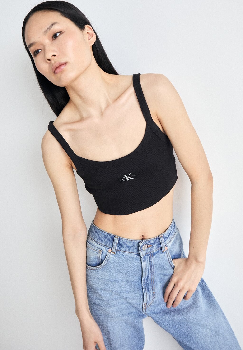 

Топ Label Calvin Klein, черный