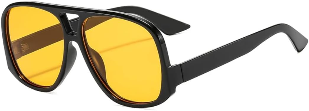 

Солнцезащитные очки с защитой UV400 | Двойные перемычки, конфетный леопардовый принт | для женщин и мужчин, для занятий спортом на открытом воздухе и вождения (черно-синие) LXLHWN, Black Orange