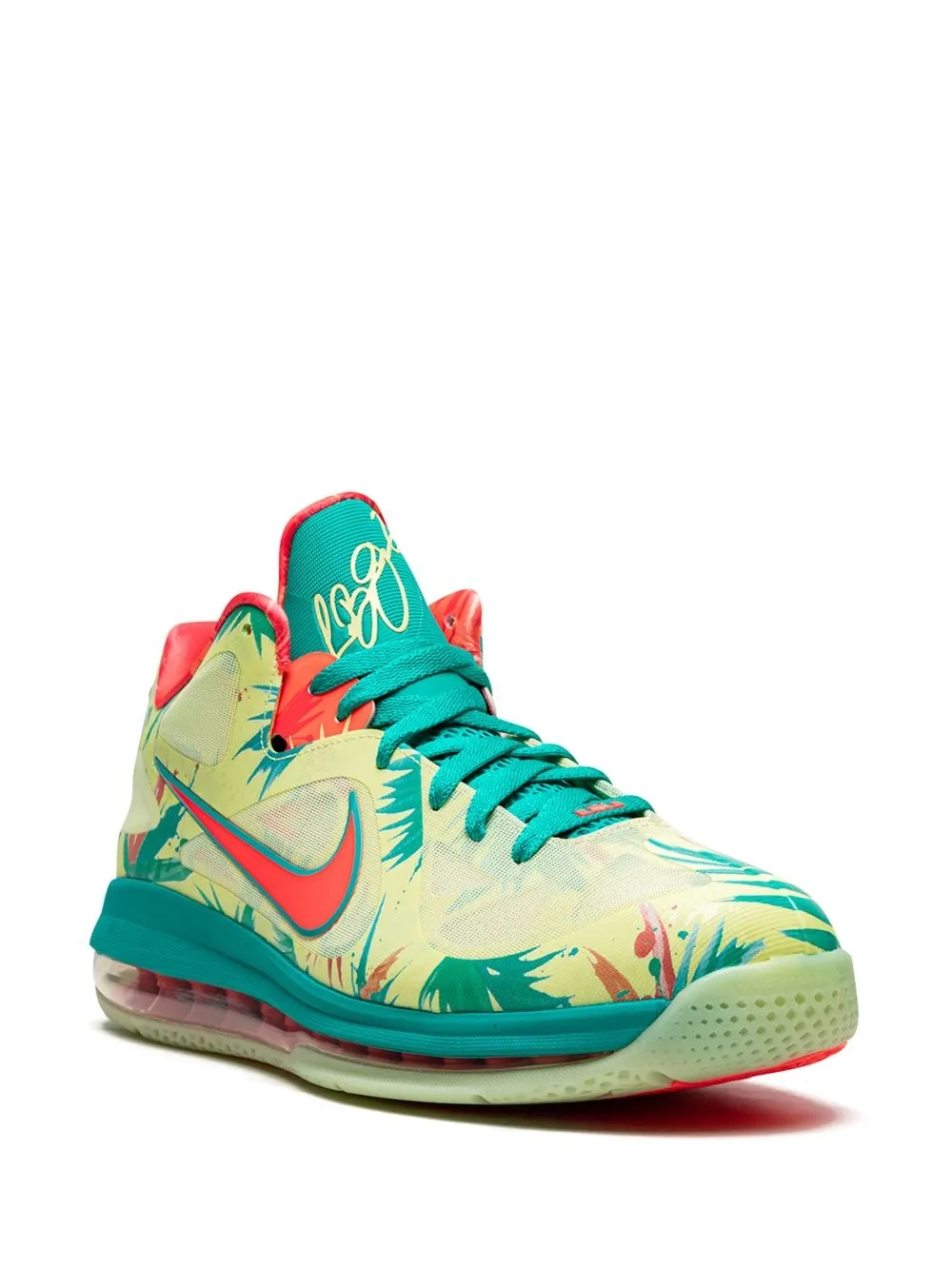 Кроссовки Lebron 9 Low Nike, зеленый — фото 2