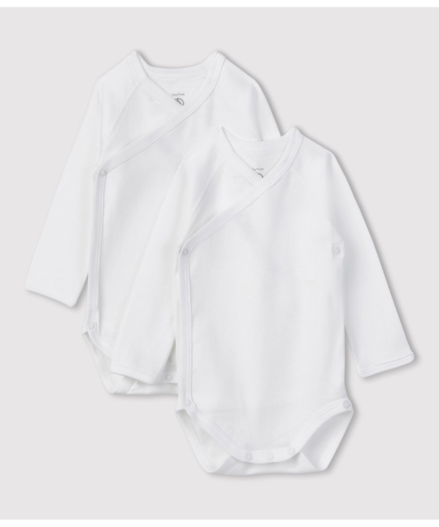 Боди с длинными рукавами (комплект из 2 предметов) PETIT BATEAU, Color 1