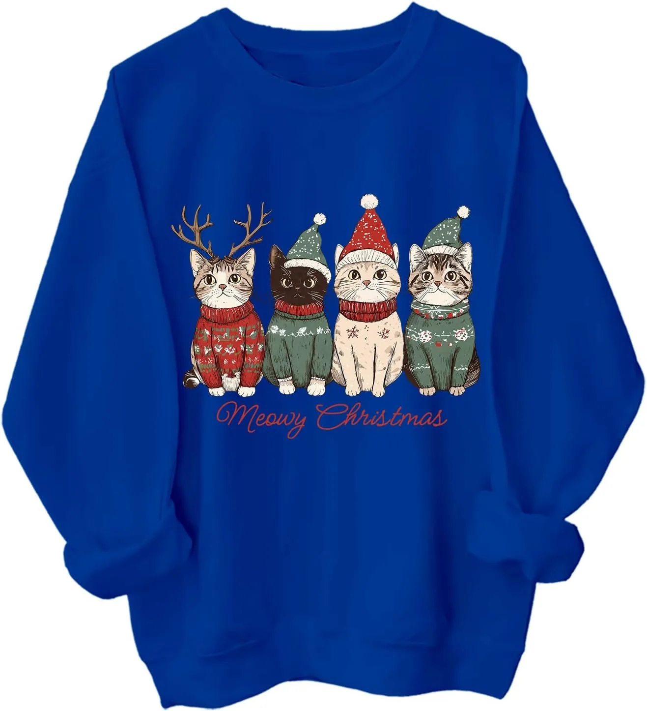 

Толстовка Meowy Christmas с длинным рукавом Yuisi Doxn