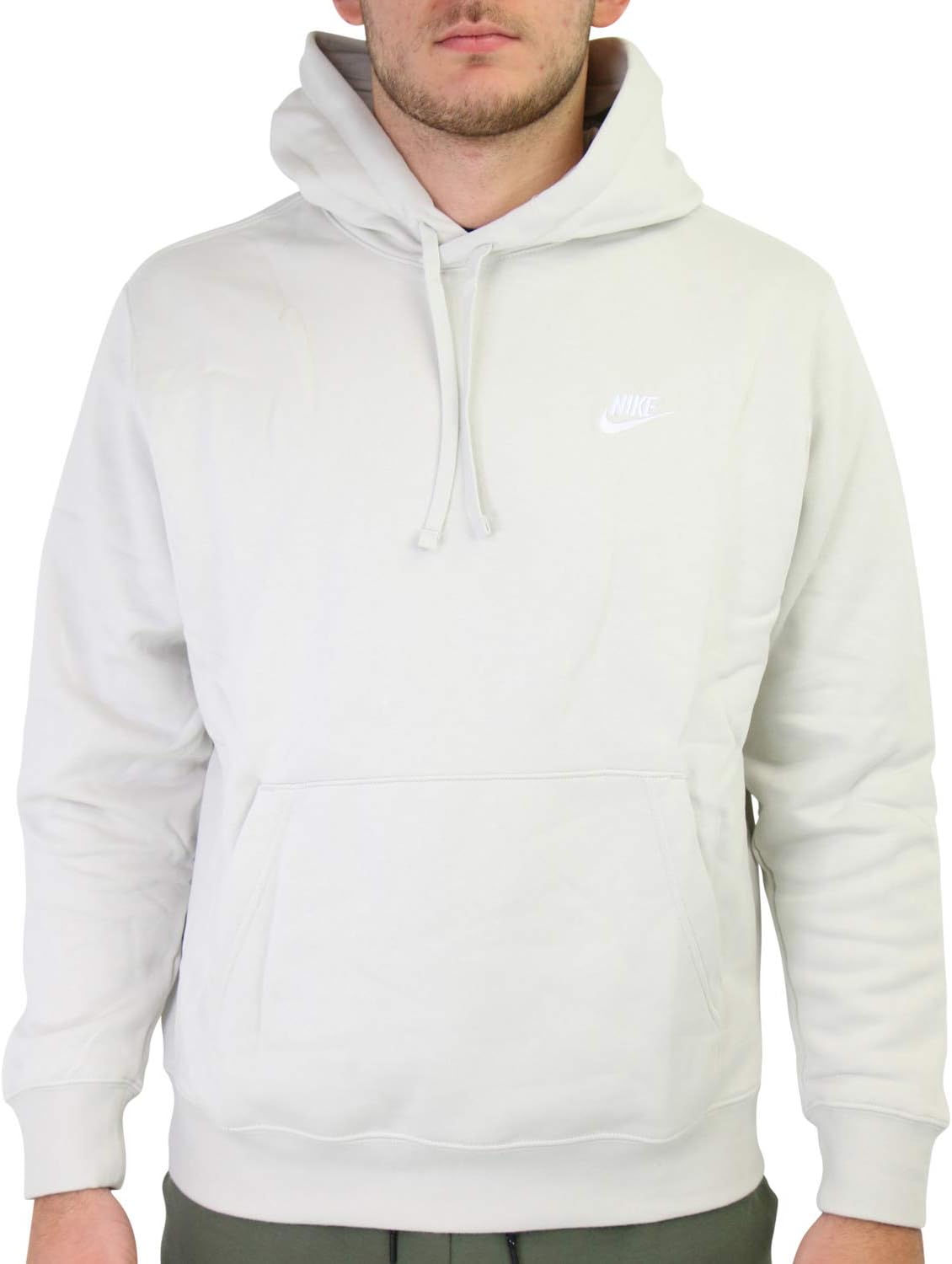 

Толстовка с капюшоном Nike Mens Sportswear Club, Light Bone/White, Белый, Толстовка с капюшоном Nike Mens Sportswear Club, Light Bone/White