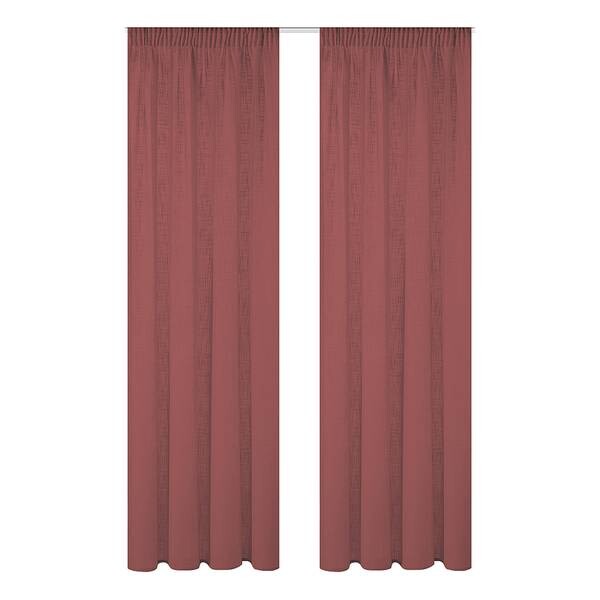 

Штора Home Wohnideen Softy 2 шт, 140x225x1 см цвет beere
