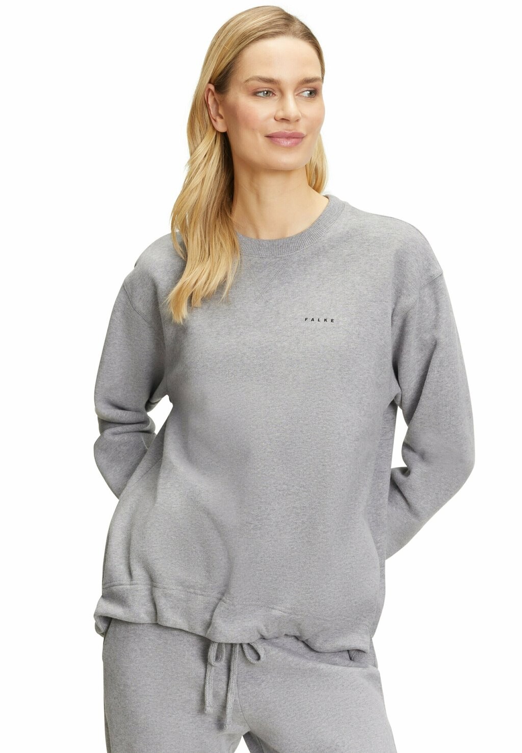 

Толстовка Basic Sweat Shirt Egyptian Cotton FALKE, серый