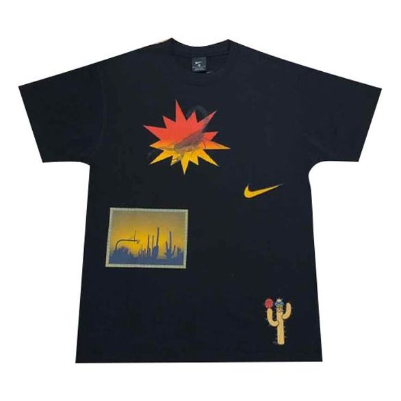 

Футболка exploration sports printed tee men black Nike, черный