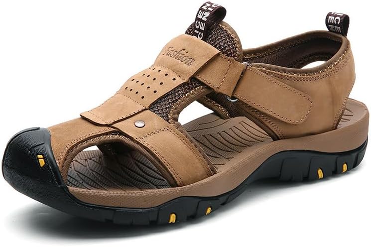 

Мужские походные сандалии Asifn, повседневные, дышащие, с закрытым носком, удобные водные обувь, легкие спортивные, хаки