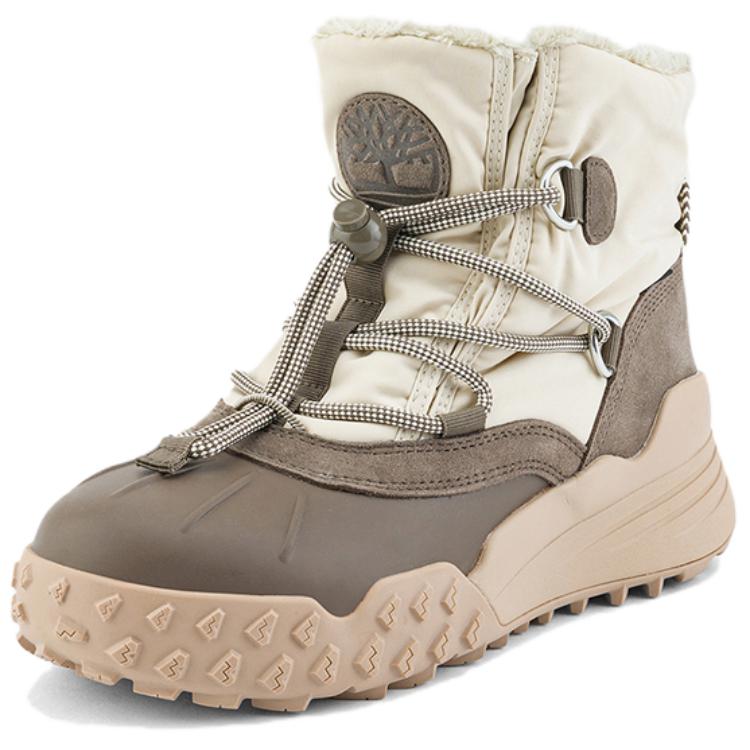 Сапоги короткие зимние Timberland, бежево-коричневый — фото 4