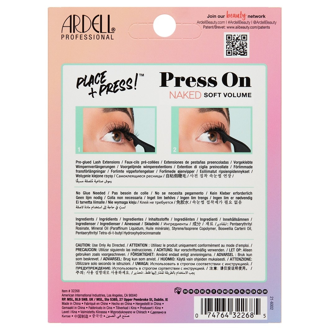 Искусственные ресницы naked lashes press on volume Ardell, количество 1 шт. — фото 3