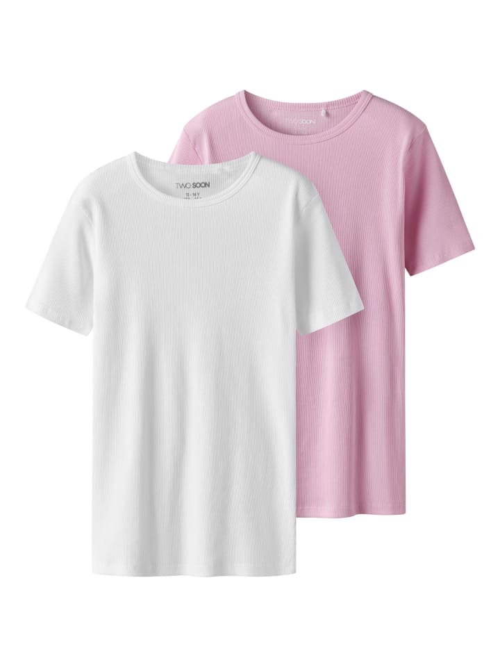 

Топ TWO SOON, ярко-белый