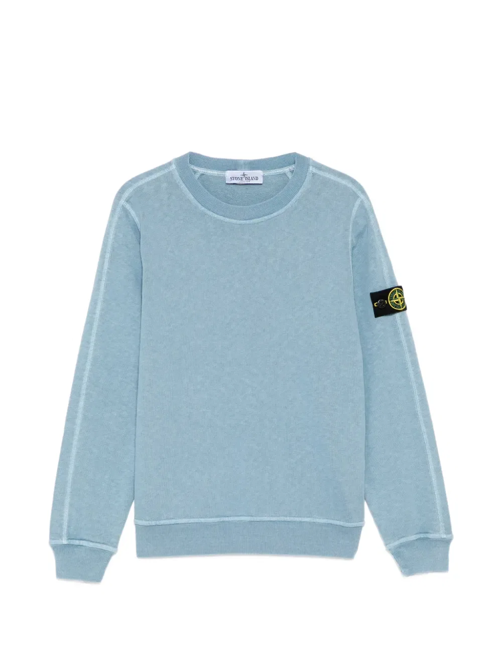 Толстовка с нашивкой в виде компаса Stone Island Junior, синий