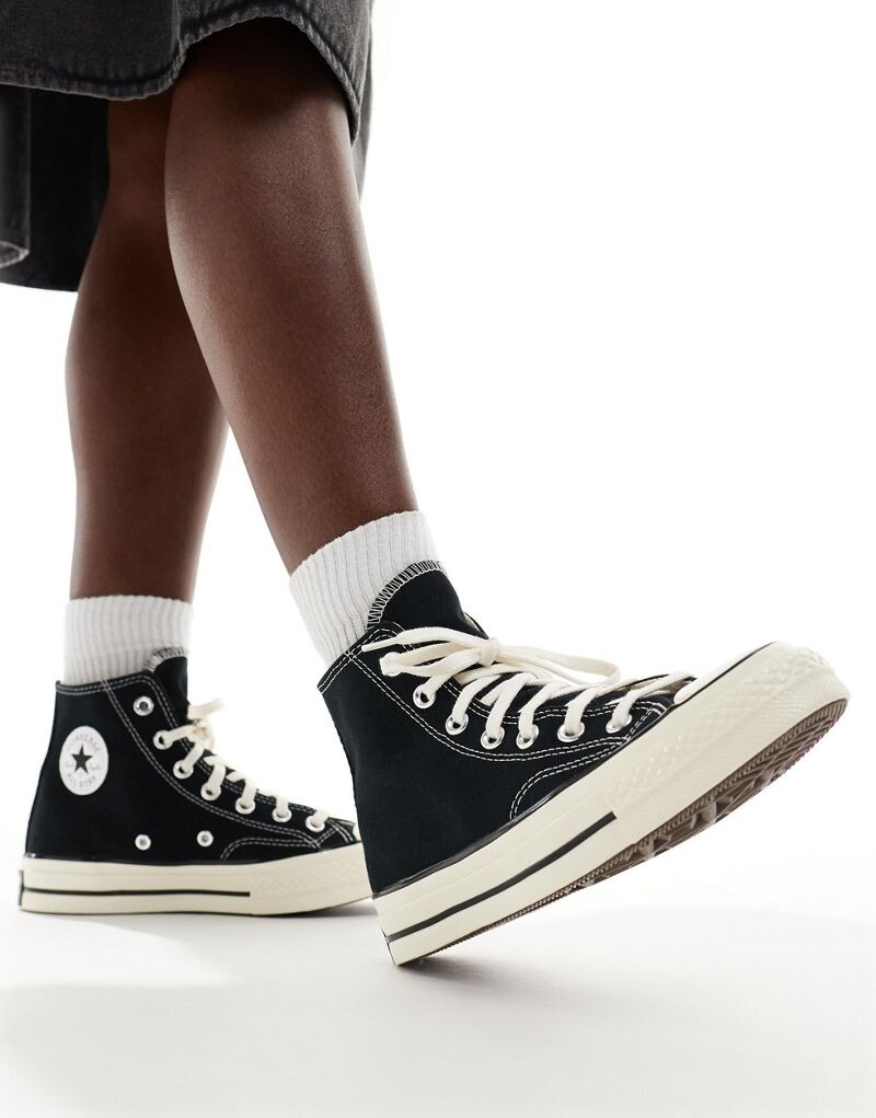 

Черные кроссовки унисекс Converse Chuck 70 Hi, Черный, Черные кроссовки унисекс Converse Chuck 70 Hi