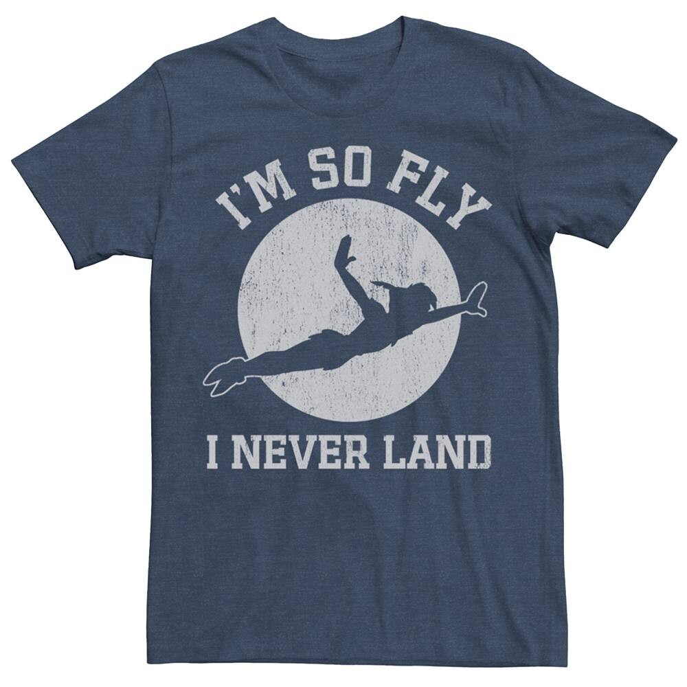 

Мужская футболка Disney's Peter Pan Circle Fly, цвет Navy Heather