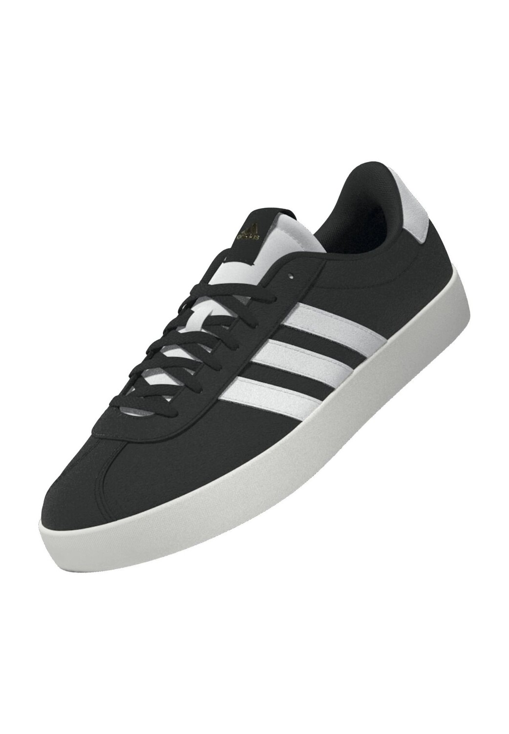 

Кроссовки Vl Court 3.0 кожаные женские adidas, цвет Cblack Ftwwht Gold