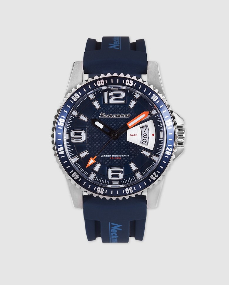 

Neckmarine NM3385M05 Синие резиновые мужские часы Neckmarine, синий