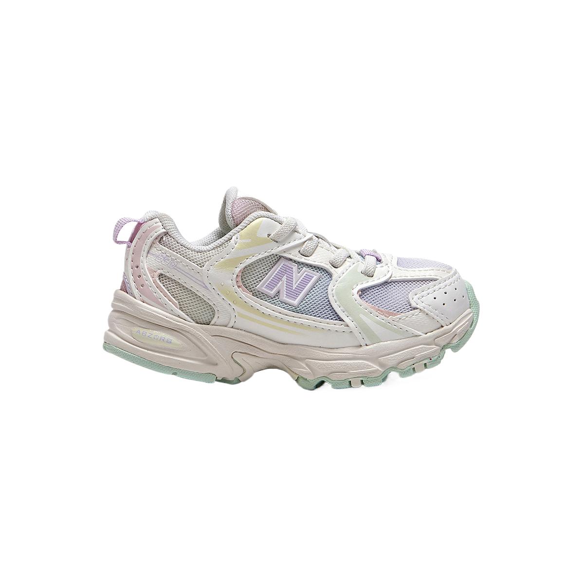 New Balance Беговые кроссовки NB 530 Shock Absorbers Low Top для малышей белые — фото 3