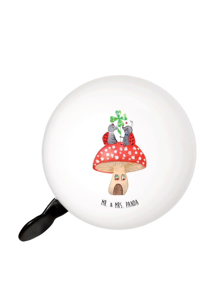 

Mr. & Mrs. Panda Велосипедный звонок, божья коровка, мухомор, не говоря ни слова, в белом цвете