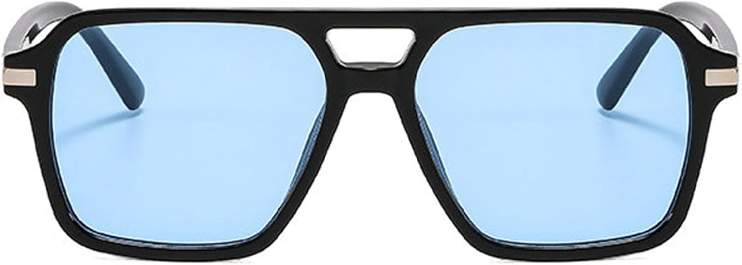 

Винтажные солнцезащитные очки с двойной перемычкой, квадратной формы, мужские, с градиентным зеркальным покрытием, солнцезащитные очки UV400, женские, модные желтые солнцезащитные очки helena, C5