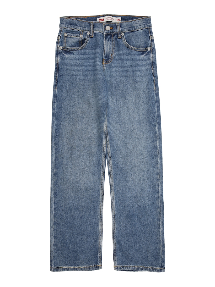 

Джинсы свободного кроя Levi's Kids 555, Blue Denim