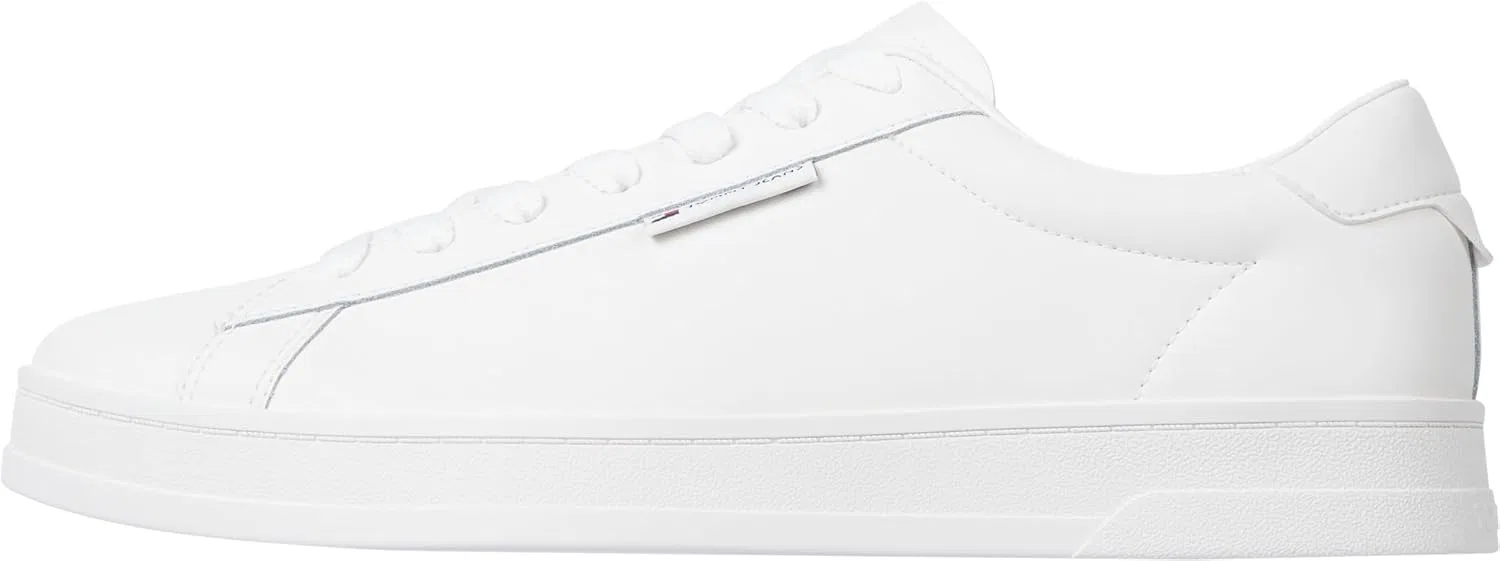 Мужские кожаные кроссовки Tommy Jeans Cupsole, White Ecru