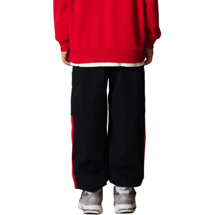 New Balance Детские трикотажные спортивные штаны NB FW24, черные, для детей от 3 до 7 лет — фото 4