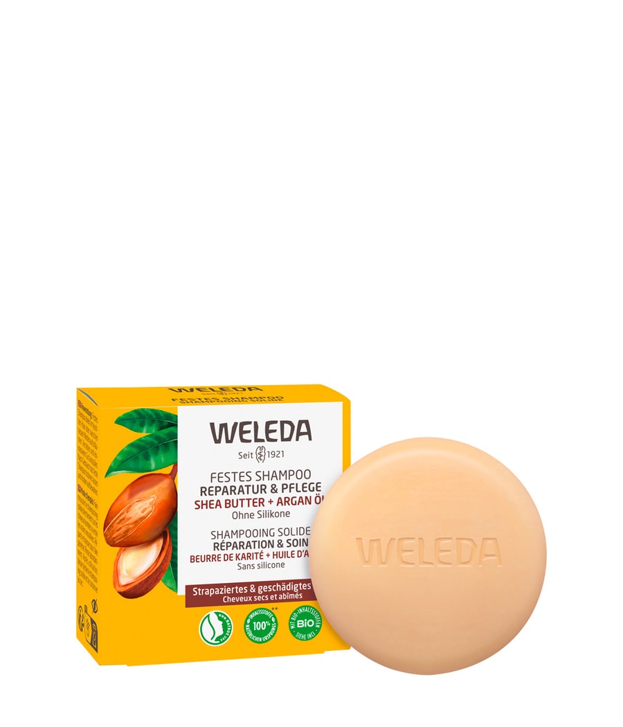 

Шампунь для волос Weleda Reparatur & Pflege Festes Shampoo, 50g