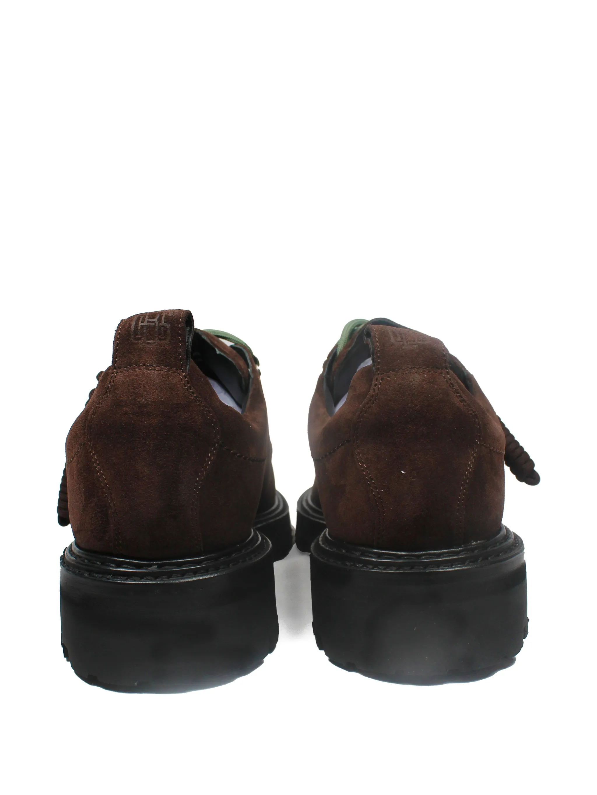 

Туфли-дерби на шнуровке с выступающей подошвой G.H. Bass & Co., коричневый