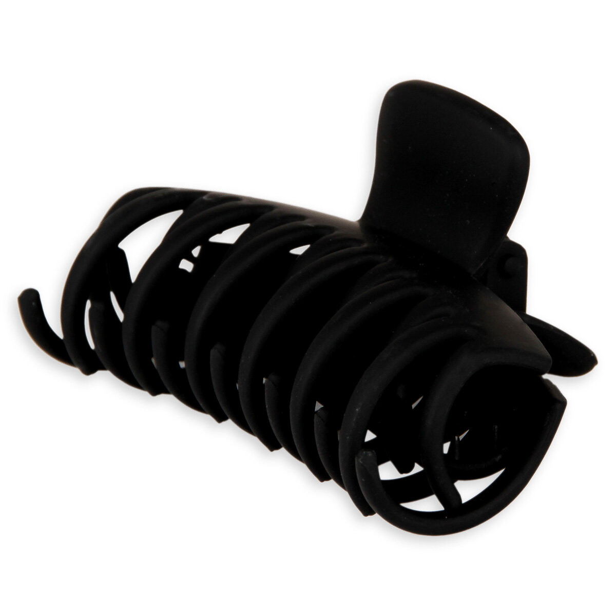 

Заколка для волос, черная, матовая, прямоугольная