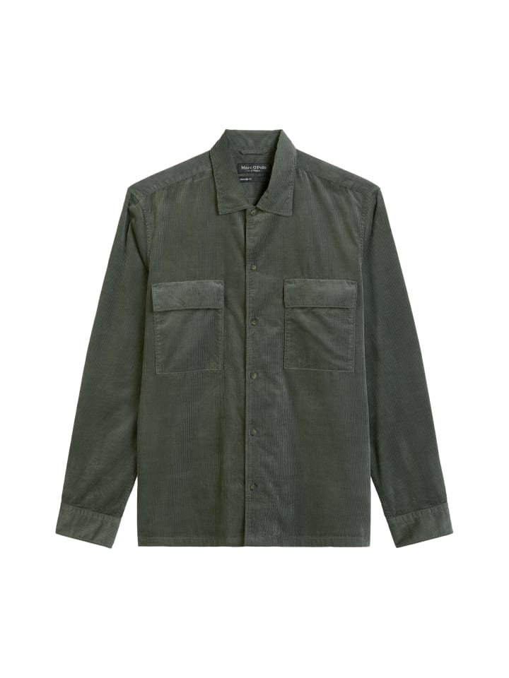 

Marc O'Polo Вельветовая рубашка, стандартного цвета, цвет «Мангровый»