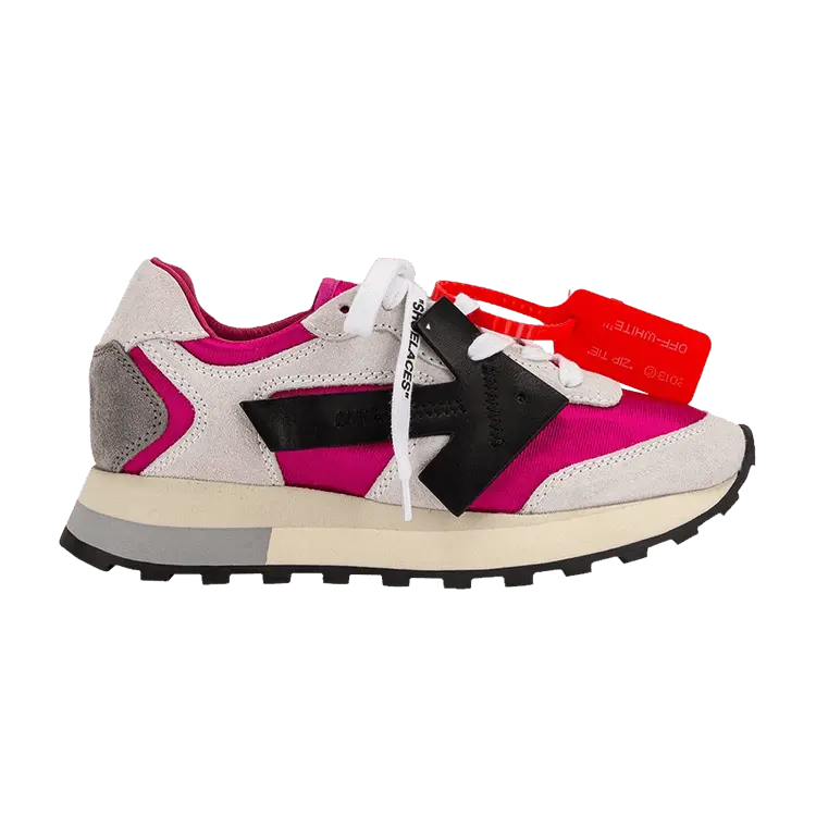 Кроссовки Off-White Wmns HG Runner 'Fuchsia Black', розовый