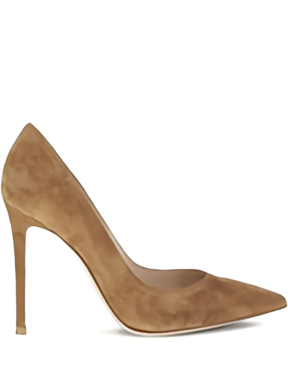Туфли 105mm Court pumps Gianvito Rossi, коричневый