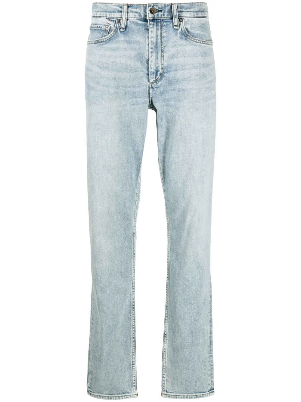 

Узкие джинсы Fit 2 средней посадки rag & bone, синий