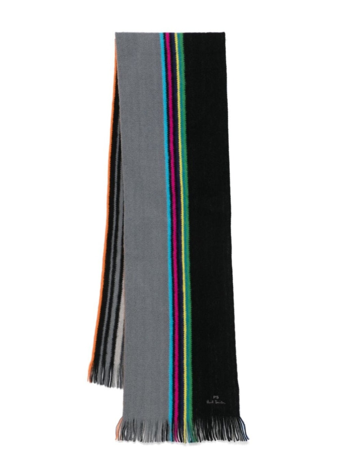 

Двусторонний шарф PS Paul Smith Sports-Stripe, черный