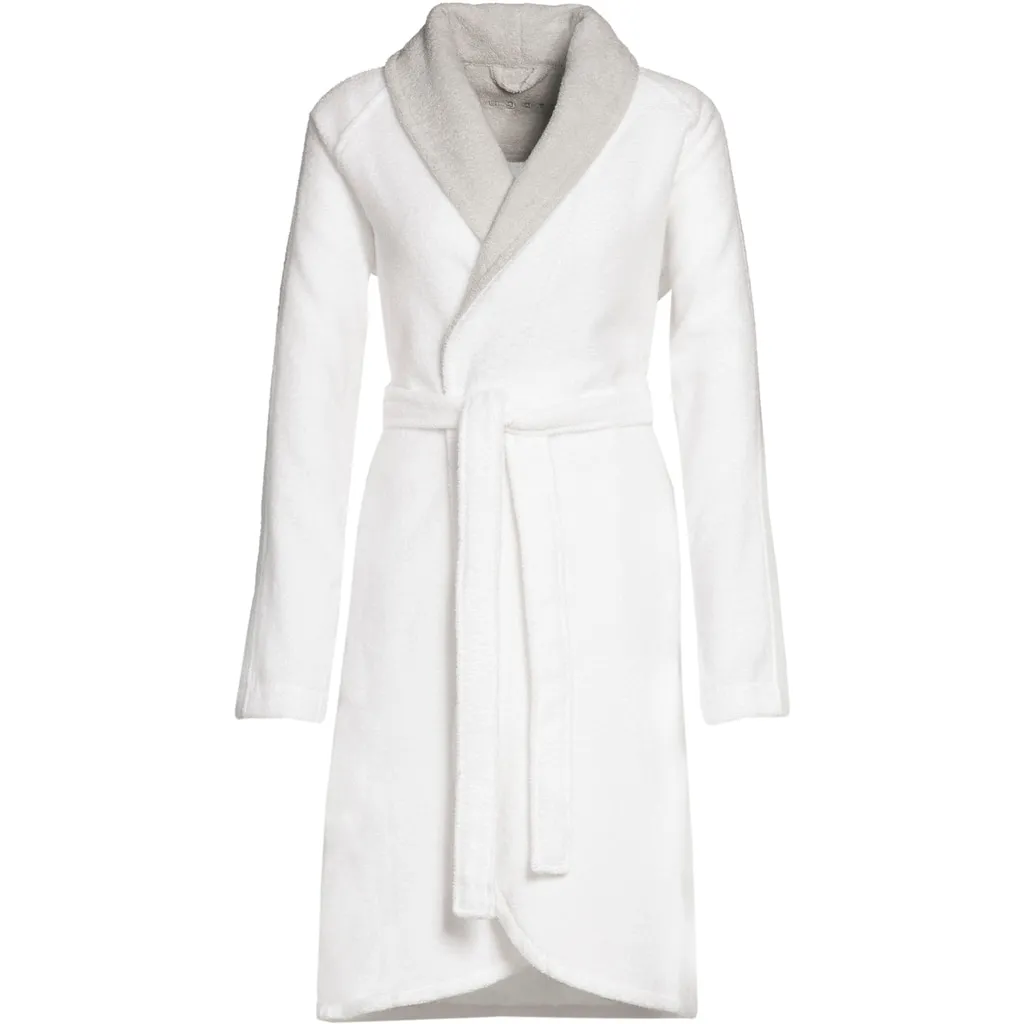 

Женский банный халат Belinda, идеально подходит для сауны и спа, гостиничный халат, утренний халат с цветными акцентами Bugatti, белый