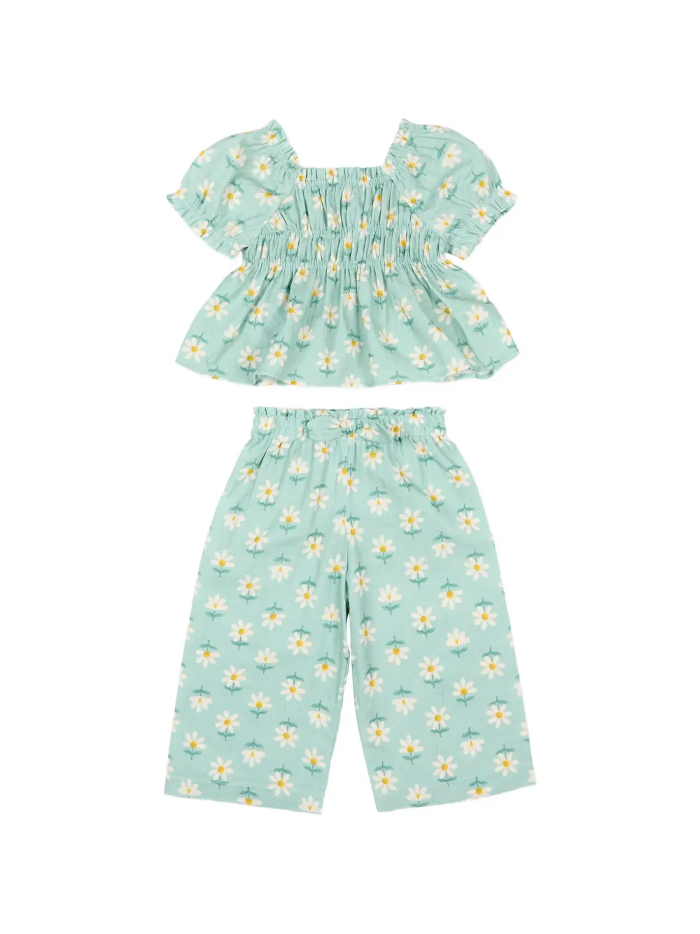 

Комплект с брюками с цветочным принтом Mayoral, зеленый