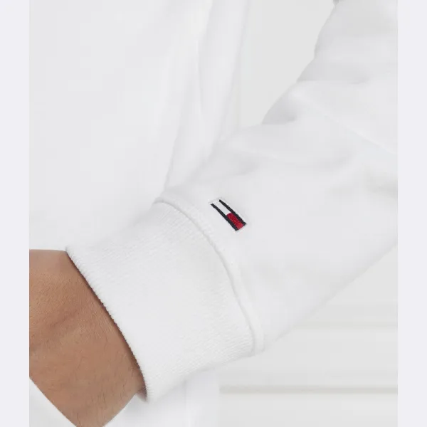 Толстовка стандартного кроя с флагом и спреем Tommy Hilfiger, белый — фото 4