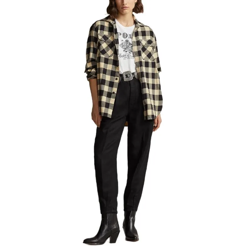 Polo Ralph Lauren Футболка Women's Black White — фото 4