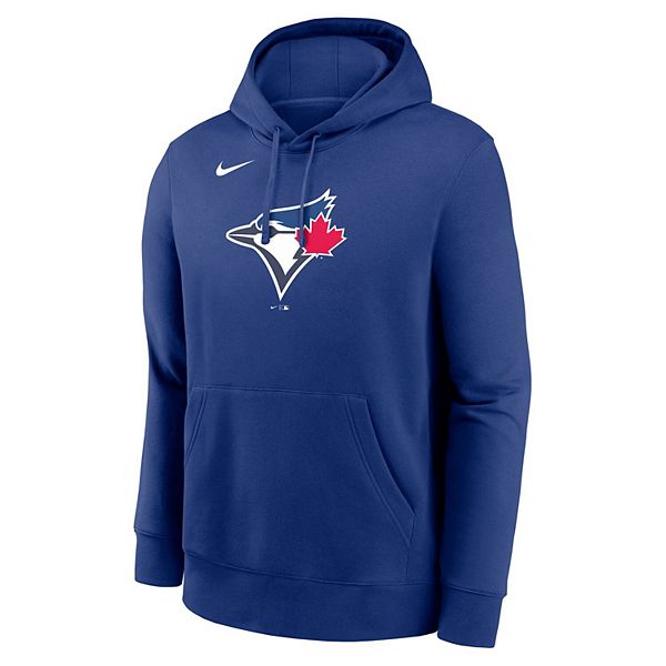 Толстовка с капюшоном Men's Royal Toronto Blue Jays Logo Club Fleece Nike — фото 3