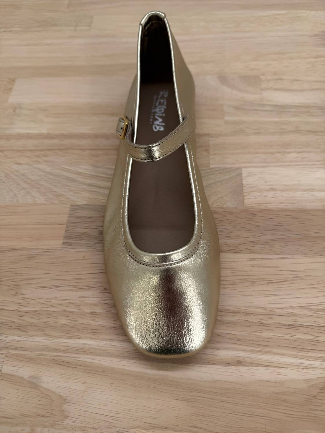 Women's Honor Sandal In Gold Metallic Babies Reqins