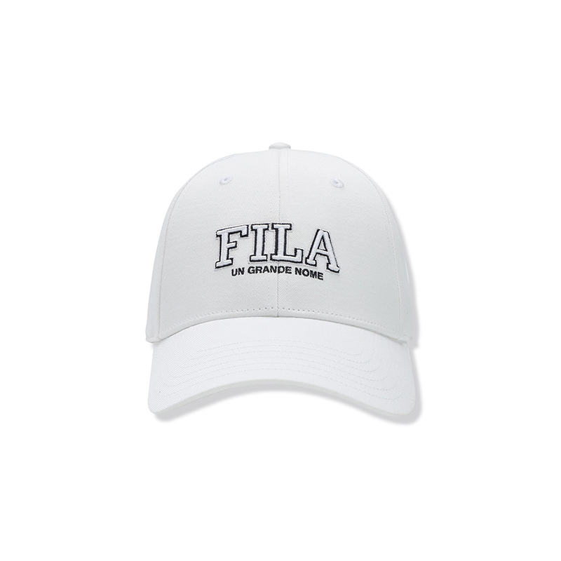 

FILA Оригинальная хлопковая бейсболка женская стандартная белая, Standard White