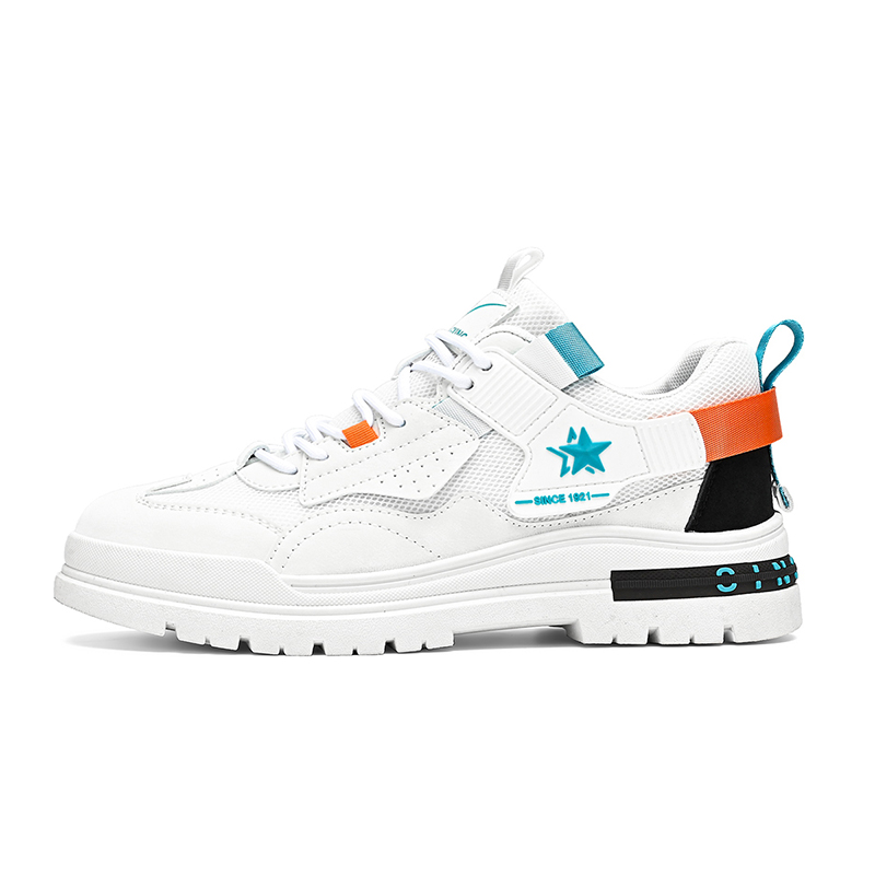 

Мужские скейтерские кроссовки Low Top White Binary, White Blue